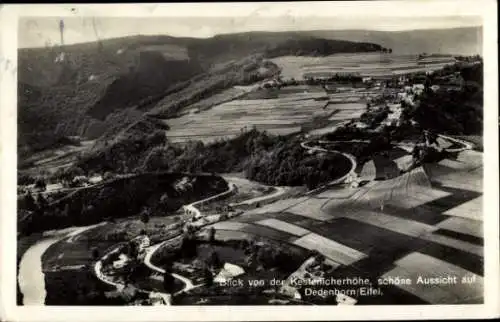 Ak Dedenborn Simmerath in der Eifel, Blick von der Kestenicherhöhe, Panorama