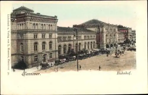 Ak Hannover in Niedersachsen, Bahnhof