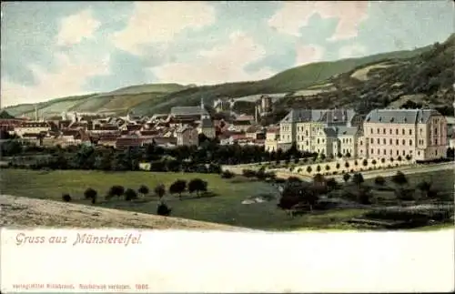 Ak Bad Münstereifel in Nordrhein Westfalen, Gesamtansicht