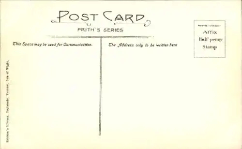 Ak Ventnor Isle of Wight England, Teilansicht, Promenade