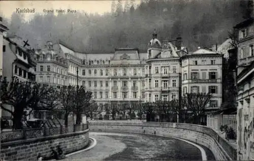 Ak Karlovy Vary Karlsbad Stadt, Grand Hotel Pupp