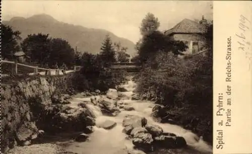 Ak Spital am Pyhrn in Oberösterreich, An der Reichsstraße