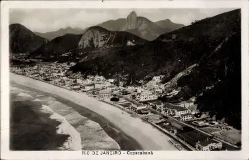 Ak Copacabana Rio de Janeiro Brasilien, Strand, Ort