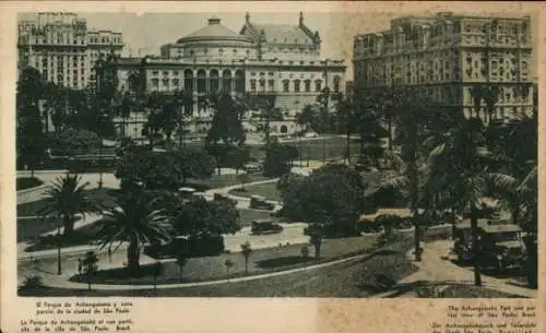 Ak São Paulo Brasilien, Anhangabahupark