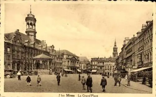 Ak Mons Wallonien Hennegau, La Grand Place