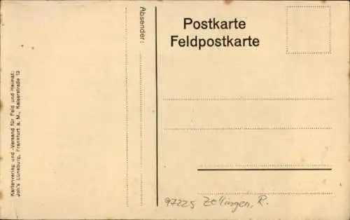Ak Retzbach Zellingen in Unterfranken, In treuem Gedenken 1914-1915, Waffenbrüderschaft