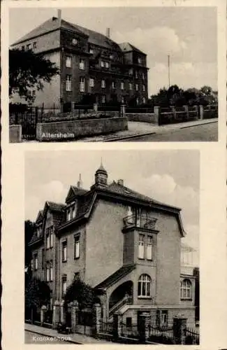 Ak Wickrath Mönchengladbach am Niederrhein, Altersheim, St. Josephs-Krankenhaus