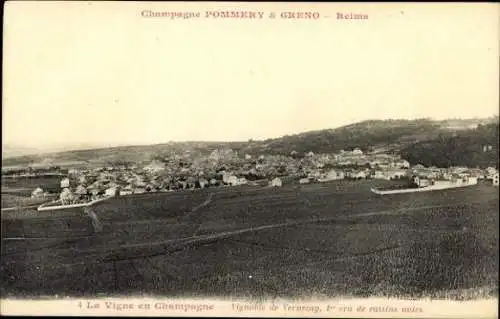 Sert mit 40 Ansichtskarten Reims, Caves Pommery, Umschlag