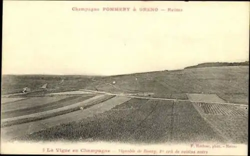 Sert mit 40 Ansichtskarten Reims, Caves Pommery, Umschlag