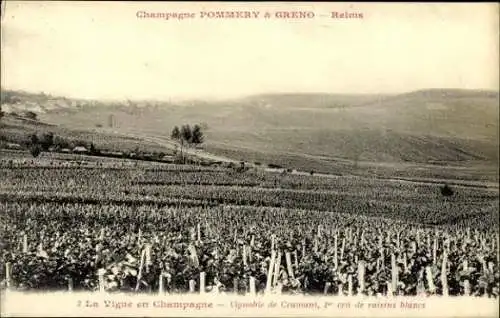Sert mit 40 Ansichtskarten Reims, Caves Pommery, Umschlag