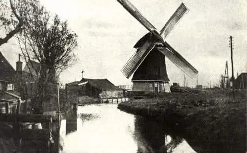 Set von 90 Ansichtskarten Windmühlen Niederlande