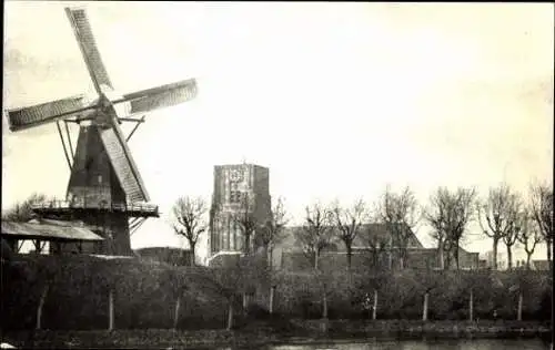 Set von 90 Ansichtskarten Windmühlen Niederlande