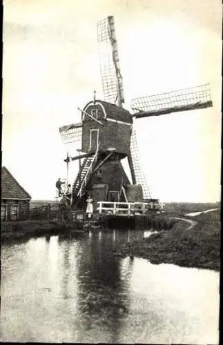 Set von 90 Ansichtskarten Windmühlen Niederlande