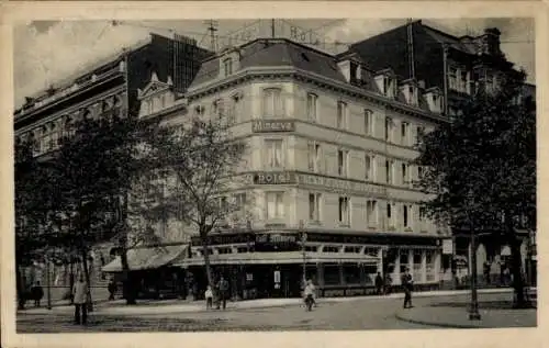 Ak Hamburg Mitte St. Pauli, Café Minerva, Inh. Aug. Heinemann, Reeperbahn Ecke Sophienstraße