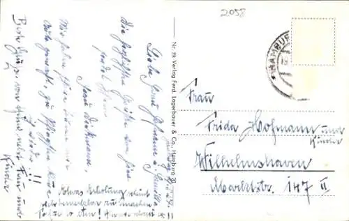 Ak Hamburg Harburg, Rathausstraße