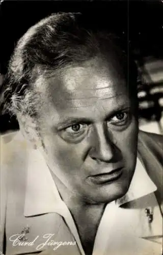 Ak Schauspieler Curd Jürgens, Portrait