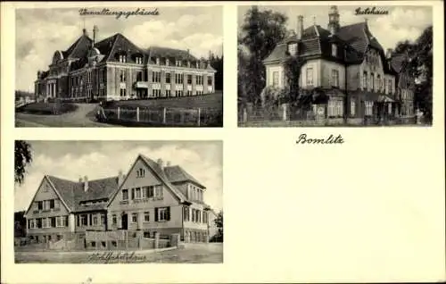 Ak Bomlitz in Niedersachsen, Gutshaus, Wohlfahrtshaus, Verwaltungsgebäude