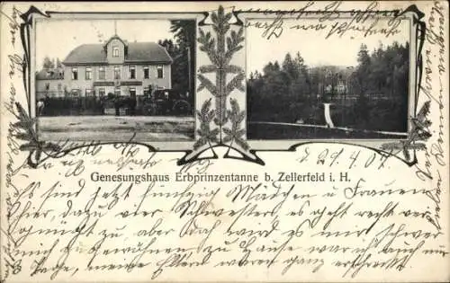 Passepartout Ak Erbprinzentannne Clausthal Zellerfeld im Oberharz, Genesungshaus