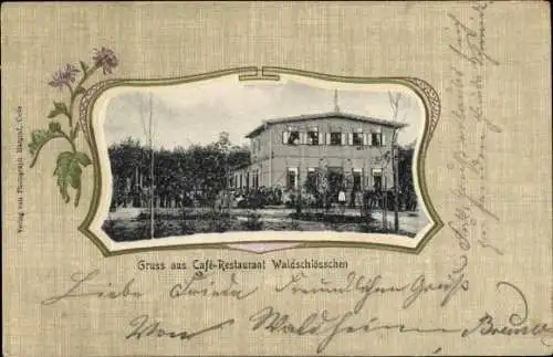 Passepartout Ak Celle in Niedersachsen, Cafe-Restaurant Waldschlösschen