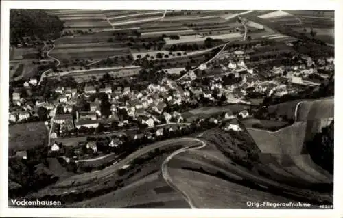 Ak Vockenhausen Eppstein im Taunus, Fliegeraufnahme