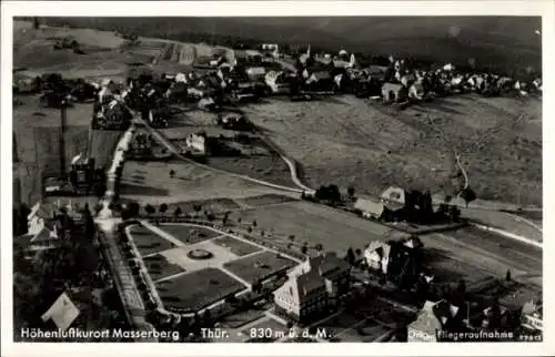 Ak Masserberg in Thüringen, Fliegeraufnahme