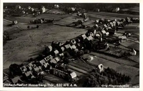 Ak Masserberg in Thüringen, Fliegeraufnahme