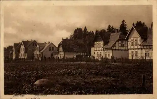 Ak Unterlüß Südheide Niedersachsen, Waldstraße