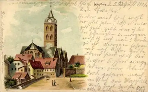 Litho Minden in Westfalen, Marienkirche