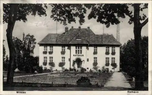 Ak Wildau in Brandenburg, Rathaus