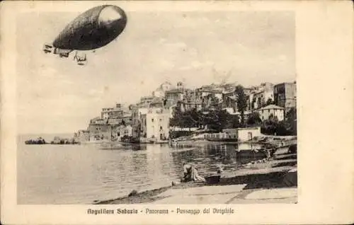 Anguillara Sabazia Lazio, Panorama, Zeppelin, Luftschiff