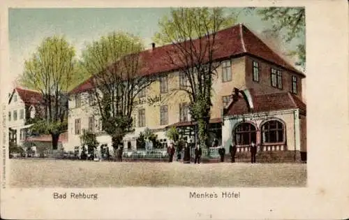 Ak Rehburg Loccum in Niedersachsen, Menkes Hotel