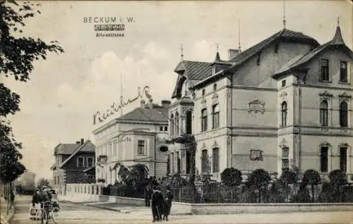 Ak Beckum in Westfalen, Alleestraße