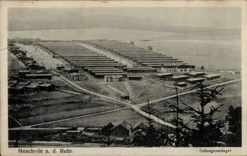 Ak Meschede im Sauerland, Gefangenenlager