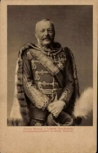 Ak Kuk Armee-Oberkommandant Erzherzog Friedrich, Portrait, Uniform, Reklame Lysoform