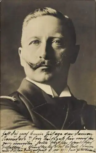 Ak Kaiser Wilhelm II., Portrait