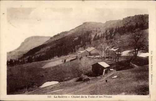 Ak Salève Haute Savoie, Chalet de la Tuile, les Pitons