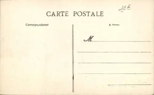 Ak Puisieux Seine-et-Marne, Ferme de Poligny, Incendiée par les Allemands, Guerre de 1914