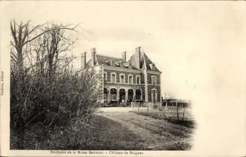 Ak Lamotte Beuvron Loir et Cher, Chateau de Baignas