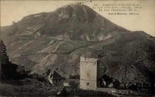 Ak Salins les Bains Jura, Fort Saint Andre, Tour Chambenoz