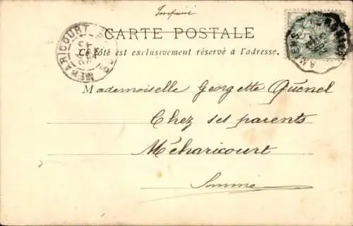 Ak Péronne Somme, Porte de Bretagne