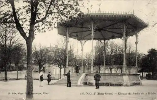 Ak Niort Deux Sèvres, Jardin de la Breche, Kiosque