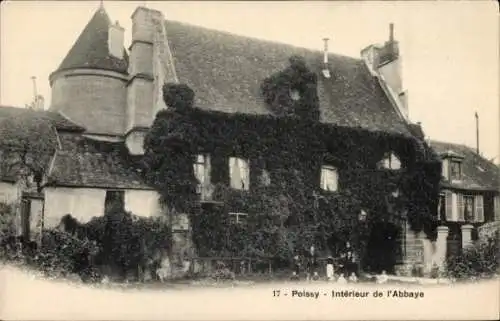 Ak Poissy Yvelines, Interieur de l'Abbaye