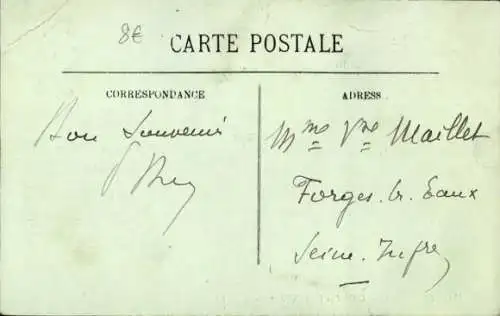 Ak Beauvais Oise, Rathaus