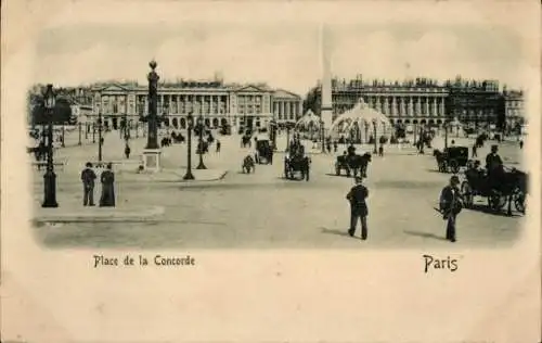 Ak Paris VIIIe Élysée, Place de la Concorde