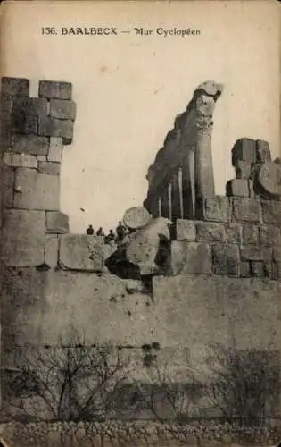 Ak Baalbek Libanon, Zyklopenmauer