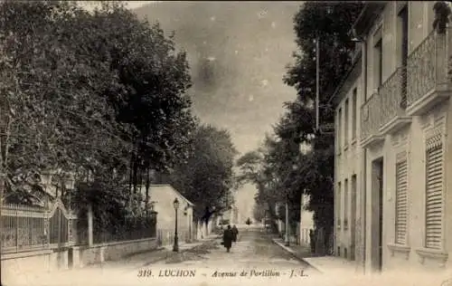 Ak Luchon Haute Garonne, Avenue de Portillon