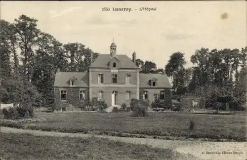 Ak Luneray Seine Maritime, L'Hopital