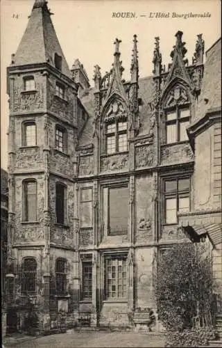 Ak Rouen Seine Maritime, Hotel Bourgtheroulde