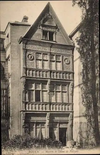 Ak Rouen Seine Maritime, Maison de Diane de Poitiers