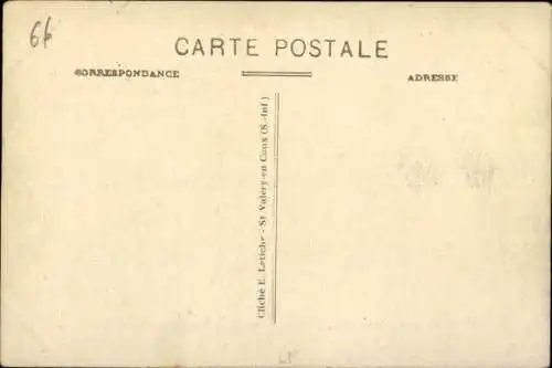 Ak Veulettes sur Mer Seine Maritime, Calvaire